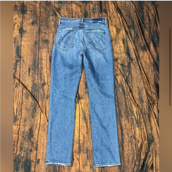 MOTHER Superior High Waisted Rider Skimp in Cowboys Don't Cry 27 - Picture 3 of 9